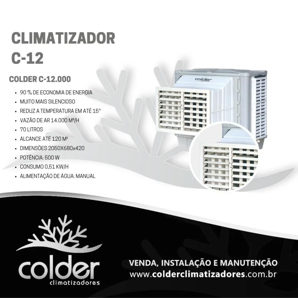Climatizador Colder C-12.000